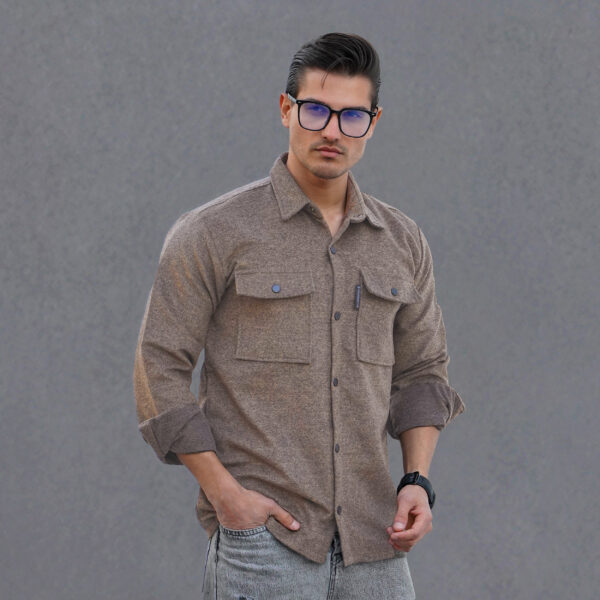 پیراهن آستین بلند مردانه مدل فوتر کد 1155-007