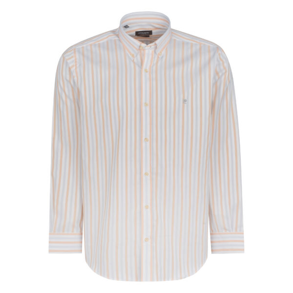 پیراهن آستین بلند یقه برگردان مردانه پیر کاردین مدل 90210251