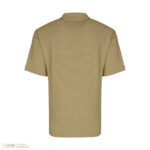 پیراهن آستین کوتاه یقه برگردان مردانه مدل بیسکویتی کد P-KE