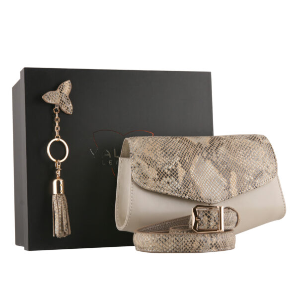 ست هدیه زنانه چرم یلسان مدل هیلدا کد 108-ATS-PRM- RTL-krm