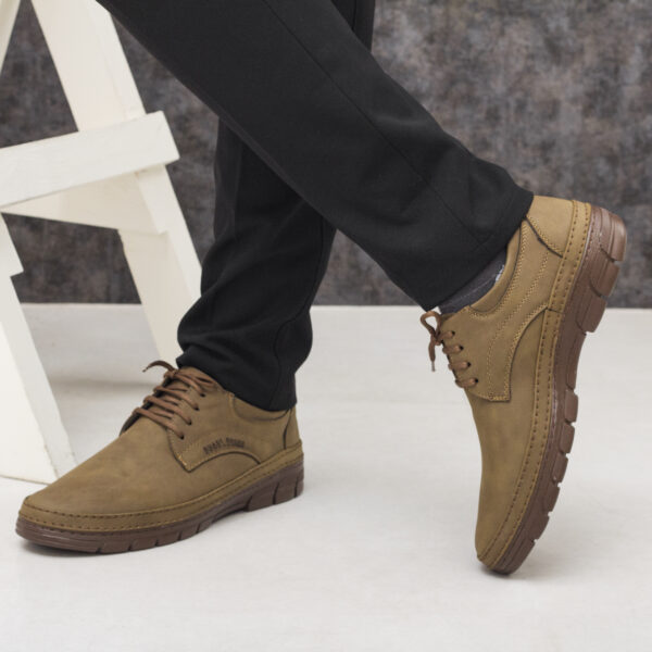 کفش مردانه مدل CLASSIC کد arya رنگ قهوه ای