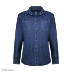 شومیز آستین بلند یقه برگردان زنانه مدل جین