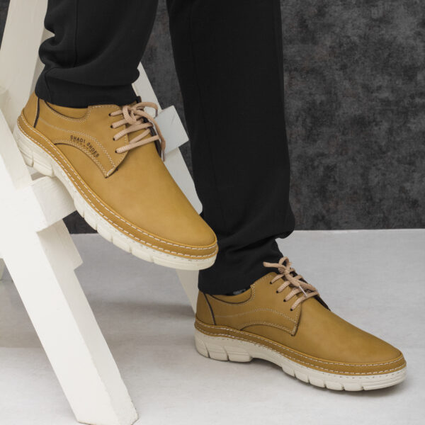 کفش مردانه مدل CLASSIC کد 01 رنگ خردلی