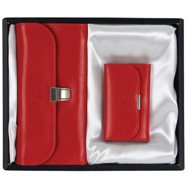 ست هدیه زنانه چرم بارز مدل DS22.nw