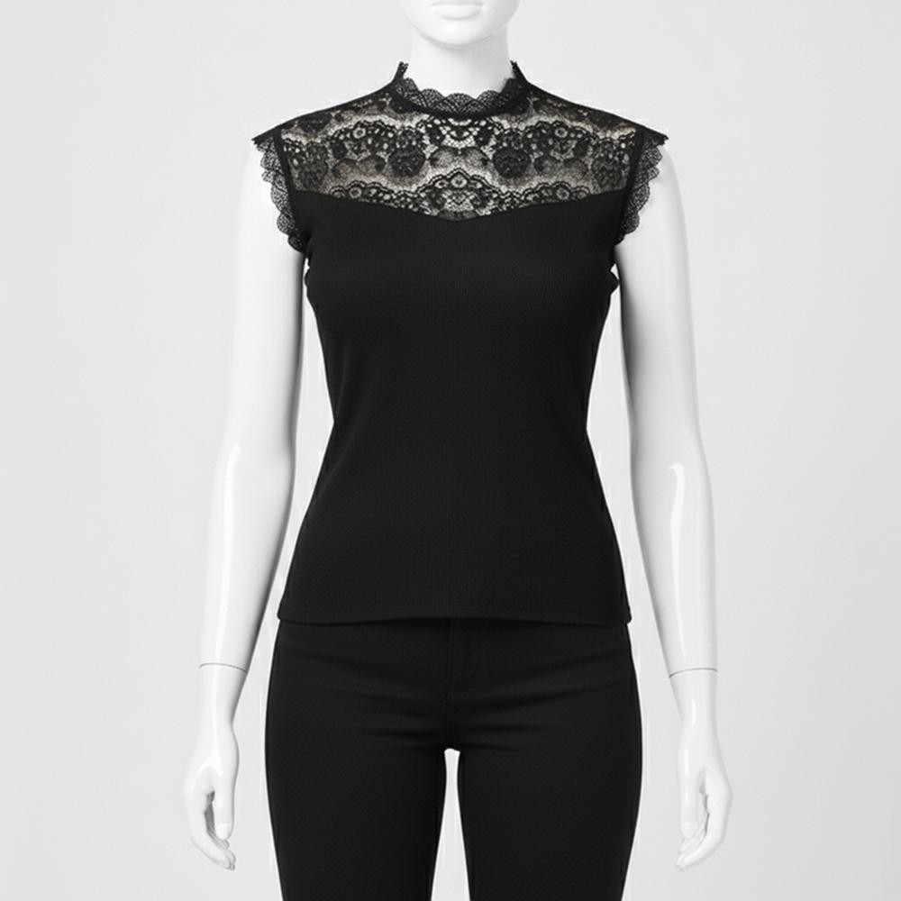 بلوز زنانه مدل یقه دانتل