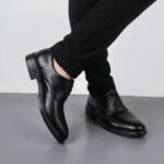 کفش مردانه مدل بندی رنگ مشکی