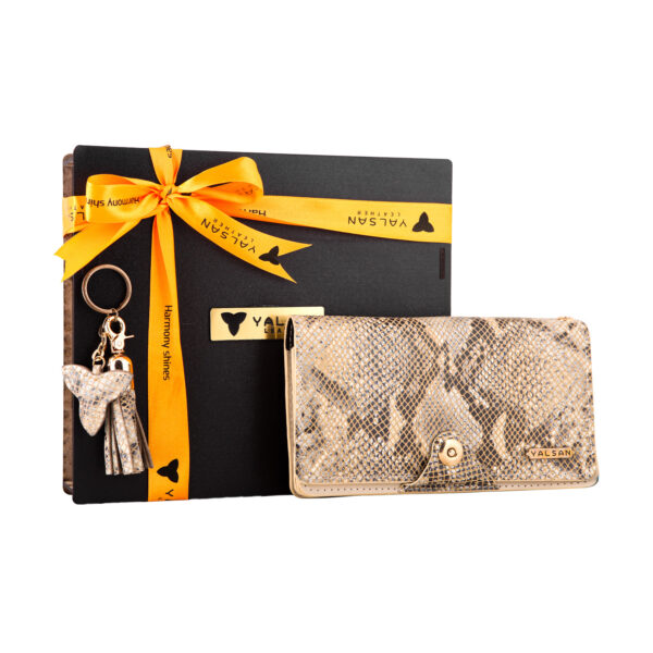 ست هدیه زنانه چرم یلسان مدل رادیس کد PRM-RTL-165-krm