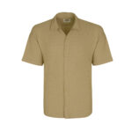 پیراهن آستین کوتاه یقه برگردان مردانه مدل بیسکویتی کد P-KE