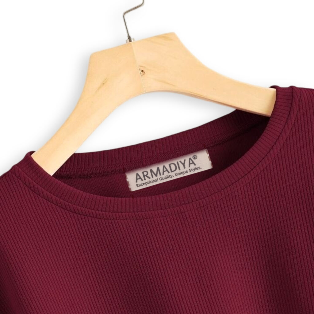 بلوز زنانه آرمادیا مدل کبریتی آستین پفی کد CH14
